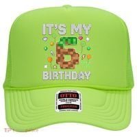Birthday Boy It'S My 6th Birthday Gamer Pixel Number Hat thumb 0