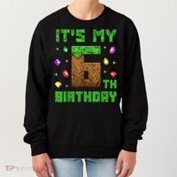 Birthday Boy It'S My 6th Birthday Gamer Pixel Number Women's Sweatshirt thumb 0