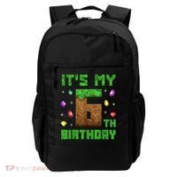 Birthday Boy It'S My 6th Birthday Gamer Pixel Number Backpack thumb 0