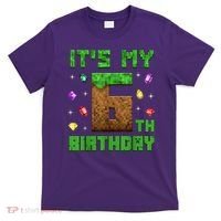 Birthday Boy It'S My 6th Birthday Gamer Pixel Number T-Shirt thumb 0