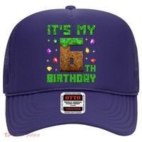 Birthday Boy It'S My 6th Birthday Gamer Pixel Number Hat thumb 0