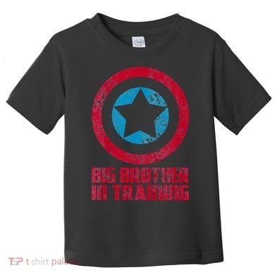 Big Brother In Training Big Bro Superhero Toddler T-Shirt