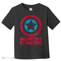 Big Brother In Training Big Bro Superhero Toddler T-Shirt thumb 0