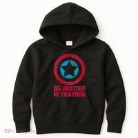 Big Brother In Training Big Bro Superhero Kids Hoodie thumb 0