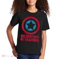 Big Brother In Training Big Bro Superhero Kids T-Shirt thumb 2