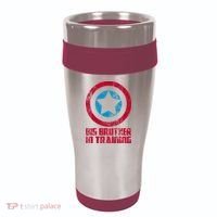 Big Brother In Training Big Bro Superhero 16oz Travel Tumbler thumb 0
