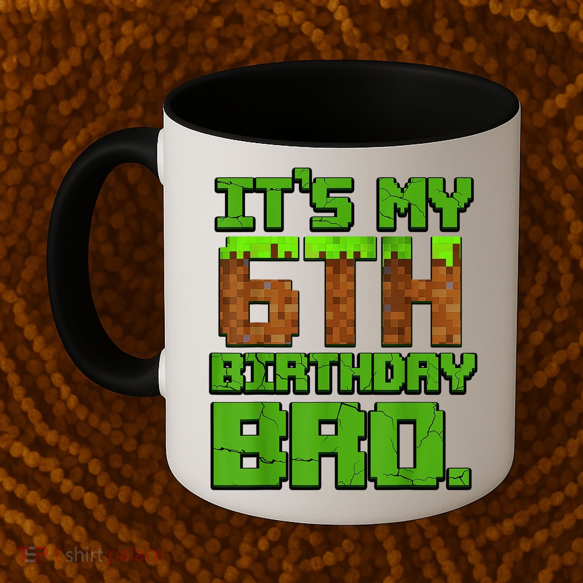 Birthday Boy It'S My 6th Birthday Gamer Pixel Number Coffee Mug