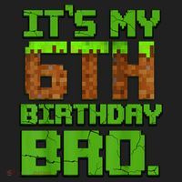 Birthday Boy It'S My 6th Birthday Gamer Pixel Number Beanie thumb 2