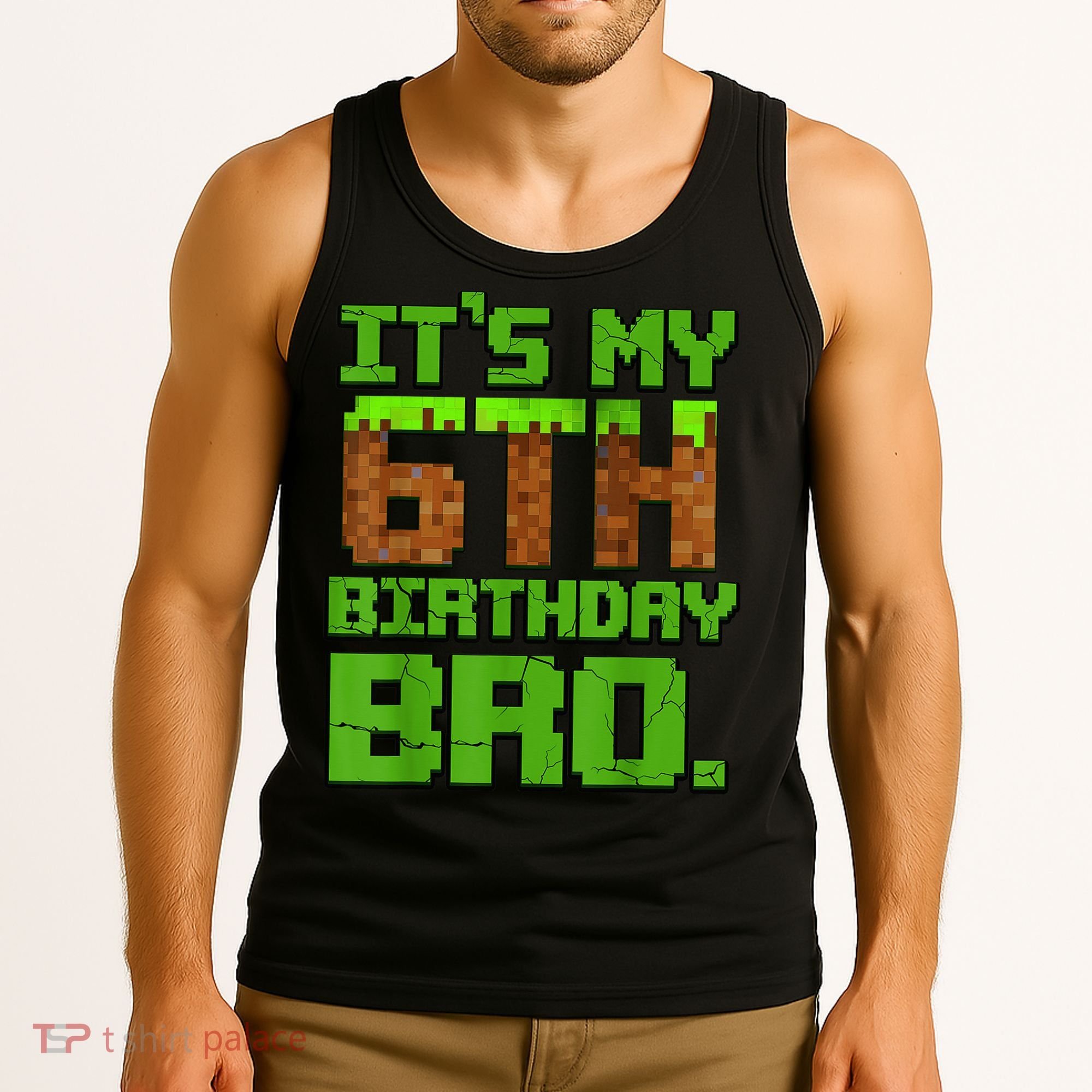 Birthday Boy It'S My 6th Birthday Gamer Pixel Number Tank Top