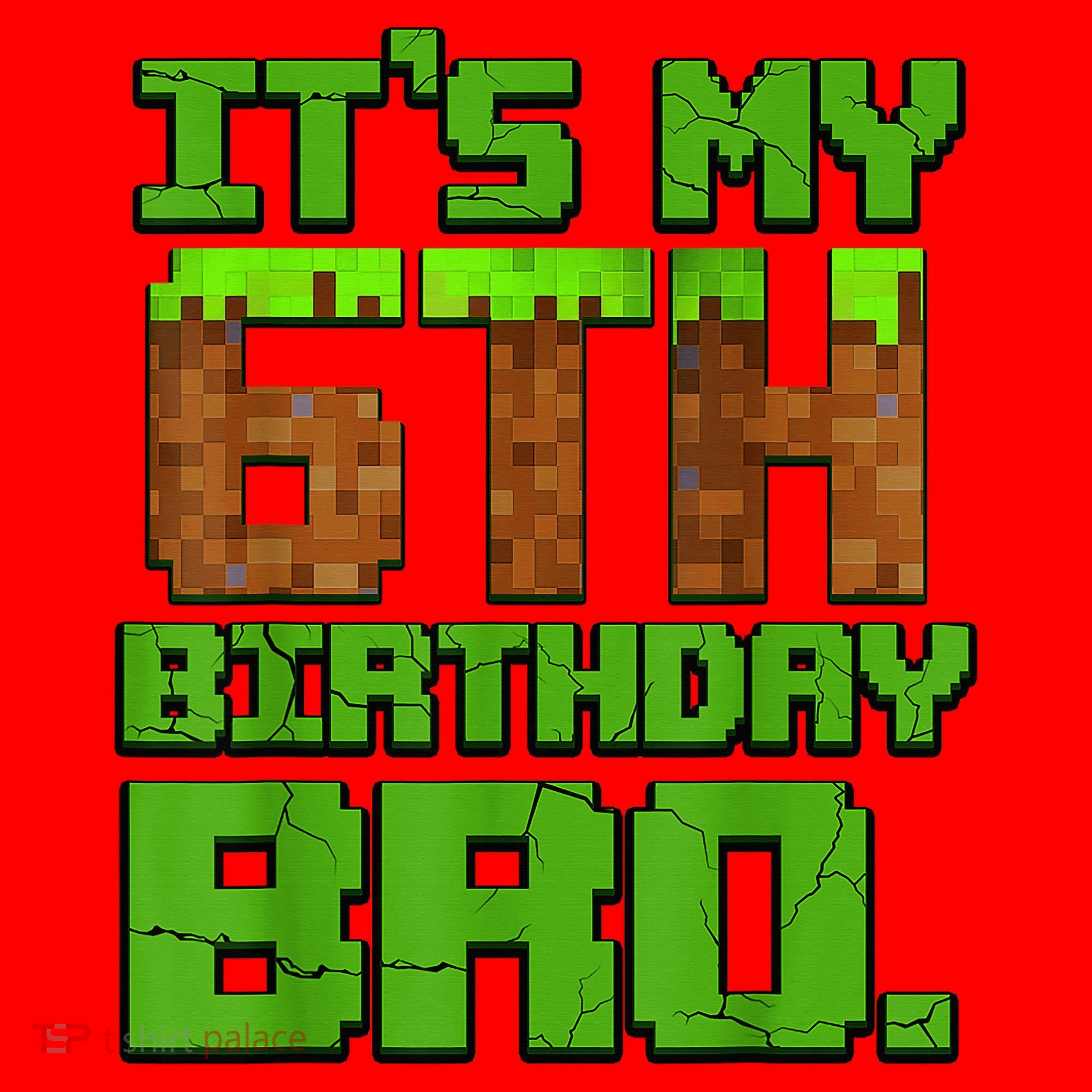 Birthday Boy It'S My 6th Birthday Gamer Pixel Number Santa Hat