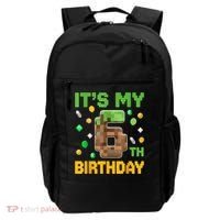 Birthday Boy It'S My 6th Birthday Gamer Pixel Number Backpack thumb 0