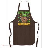 Birthday Boy It'S My 6th Birthday Gamer Pixel Number Apron thumb 0