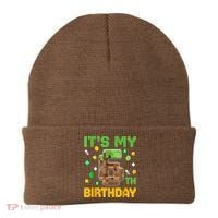 Birthday Boy It'S My 6th Birthday Gamer Pixel Number Beanie thumb 0