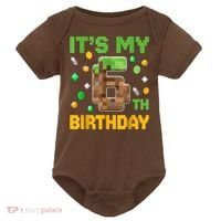 Birthday Boy It'S My 6th Birthday Gamer Pixel Number Baby Bodysuit thumb 0