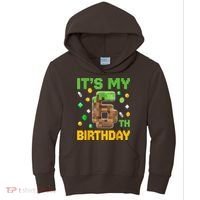 Birthday Boy It'S My 6th Birthday Gamer Pixel Number Kids Hoodie thumb 0