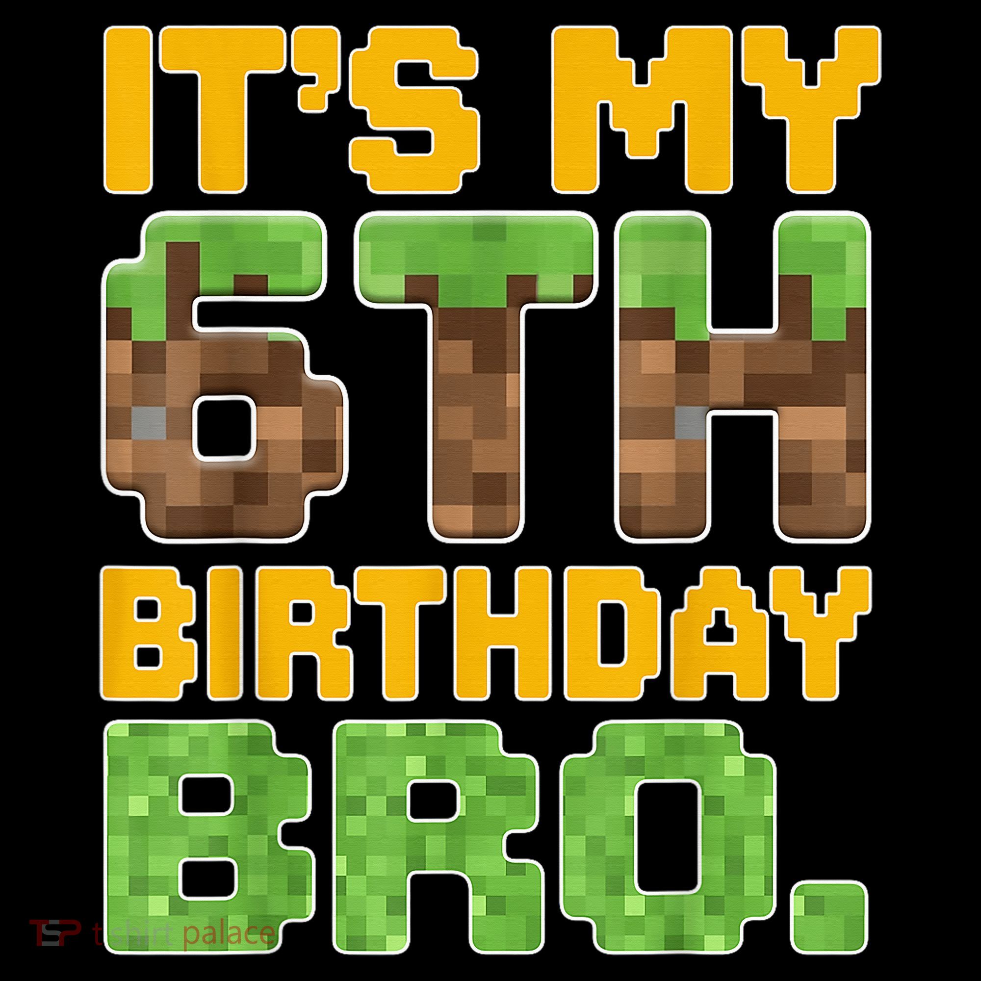 Birthday Boy It'S My 6th Birthday Gamer Pixel Number Coffee Mug