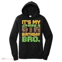Birthday Boy It'S My 6th Birthday Gamer Pixel Number Women's Hoodie thumb 0