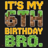 Birthday Boy It'S My 6th Birthday Gamer Pixel Number Visor thumb 3