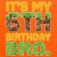 Birthday Boy It'S My 6th Birthday Gamer Pixel Number Hat thumb 2