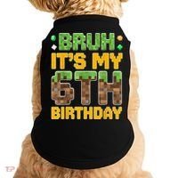 Birthday Boy It'S My 6th Birthday Video Game Pixel Doggie Tank thumb 0
