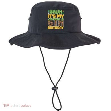 Birthday Boy It'S My 6th Birthday Video Game Pixel Bucket Hat