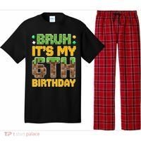 Birthday Boy It'S My 6th Birthday Video Game Pixel Pajama Set thumb 0