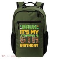 Birthday Boy It'S My 6th Birthday Video Game Pixel Backpack thumb 0