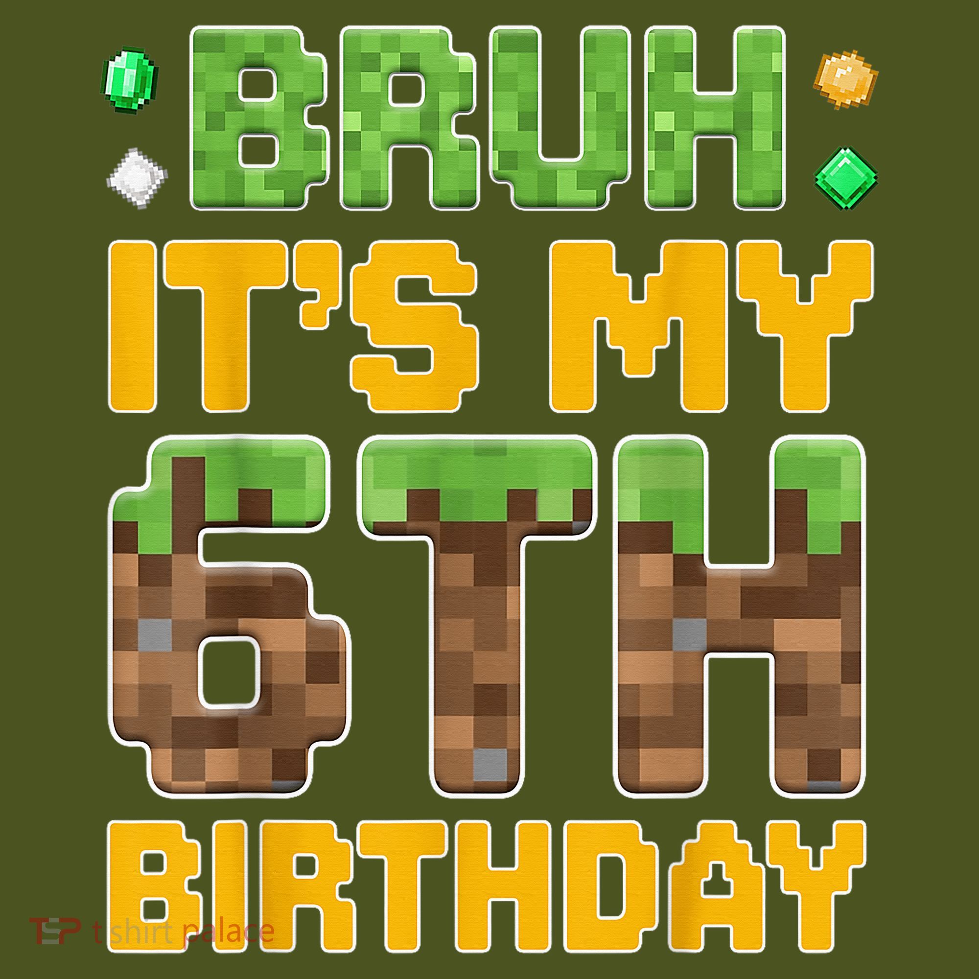 Birthday Boy It'S My 6th Birthday Video Game Pixel Mousepad