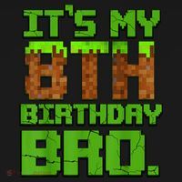 Birthday Boy It'S My 8th Birthday Gamer Pixel Number Ornament thumb 1
