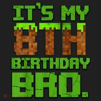 Birthday Boy It'S My 8th Birthday Gamer Pixel Number Hat thumb 2
