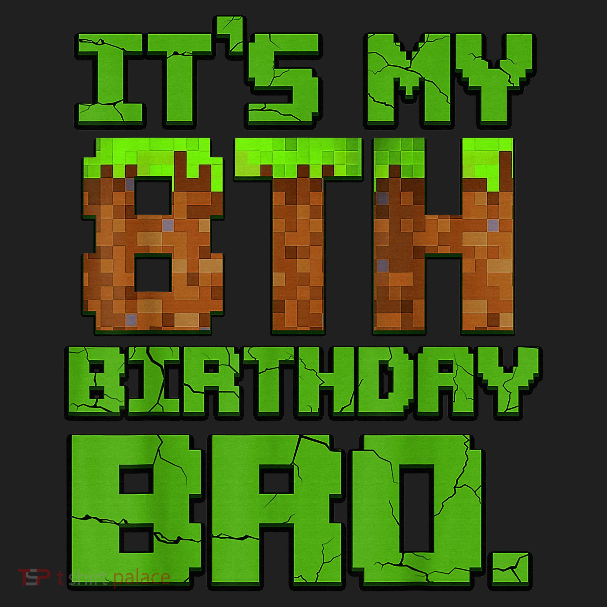 Birthday Boy It'S My 8th Birthday Gamer Pixel Number Hat