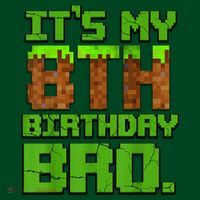 Birthday Boy It'S My 8th Birthday Gamer Pixel Number Visor thumb 3