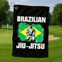 Bjj Brazilian Jiu Jitsu Golf Towel thumb 1