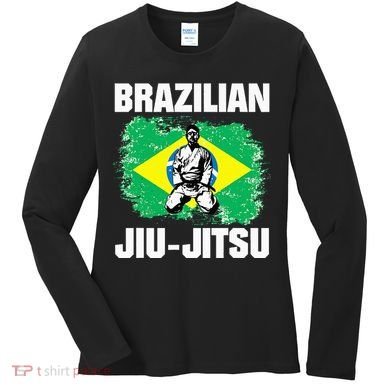 Bjj Brazilian Jiu Jitsu Women's Long Sleeve Shirt