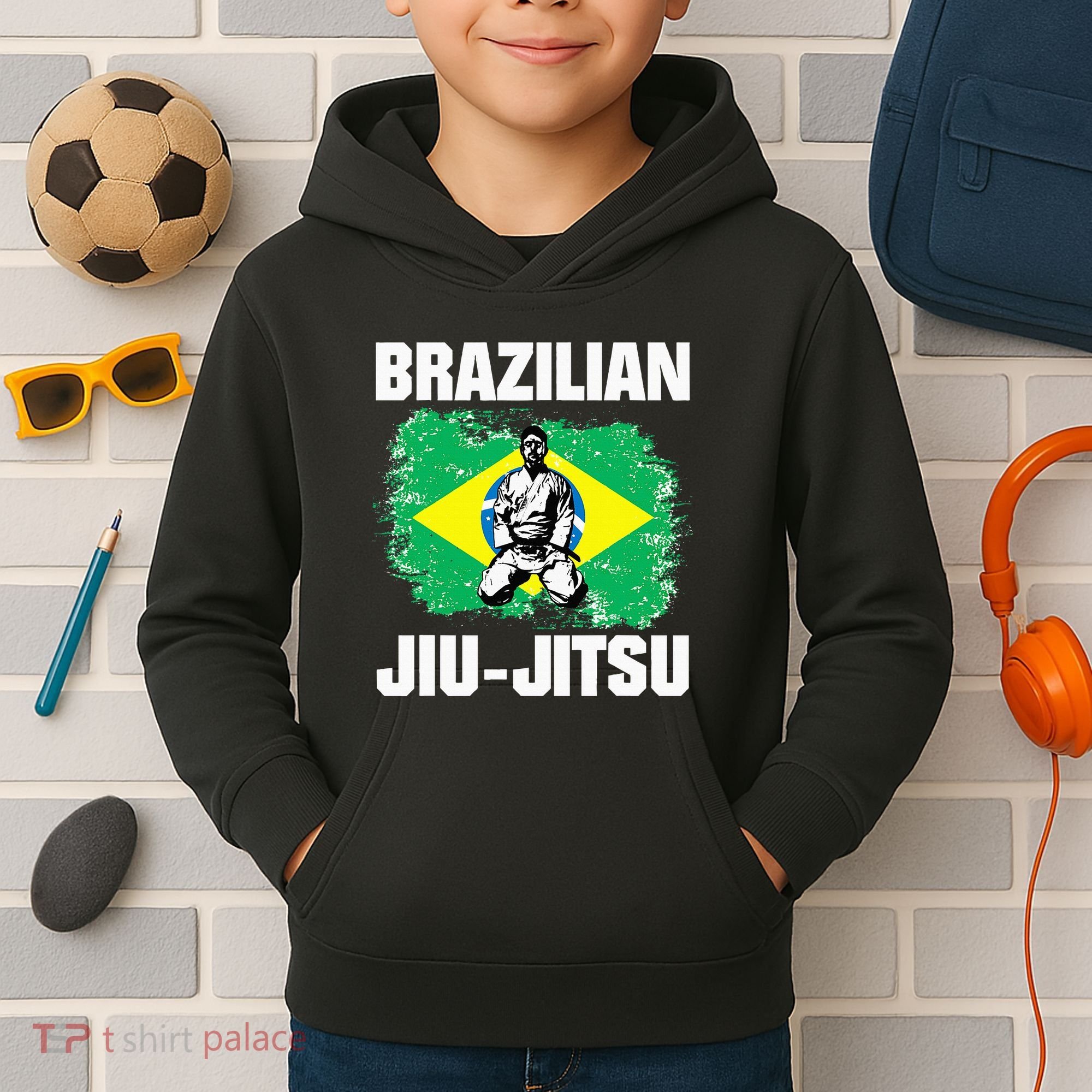 Bjj Brazilian Jiu Jitsu Kids Hoodie