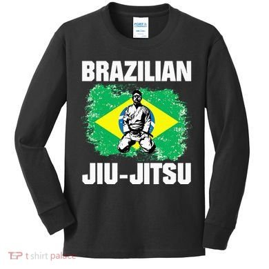 Bjj Brazilian Jiu Jitsu Kids Long Sleeve Shirt
