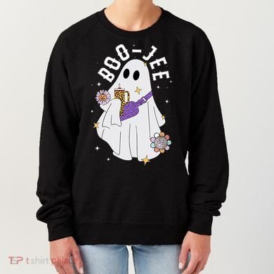 Boujee Boo Jee Spooky Season Cute Ghost Halloween Costume Women's Sweatshirt