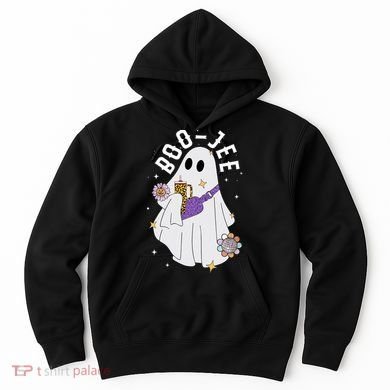 Boujee Boo Jee Spooky Season Cute Ghost Halloween Costume Hoodie