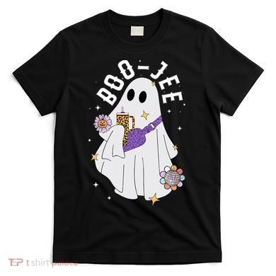 Boujee Boo Jee Spooky Season Cute Ghost Halloween Costume T-Shirt