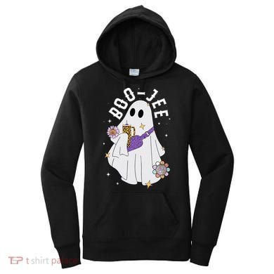 Boujee Boo Jee Spooky Season Cute Ghost Halloween Costume Women's Hoodie