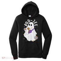 Boujee Boo Jee Spooky Season Cute Ghost Halloween Costume Women's Hoodie thumb 0