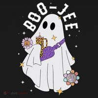 Boujee Boo Jee Spooky Season Cute Ghost Halloween Costume Women's Hoodie thumb 2