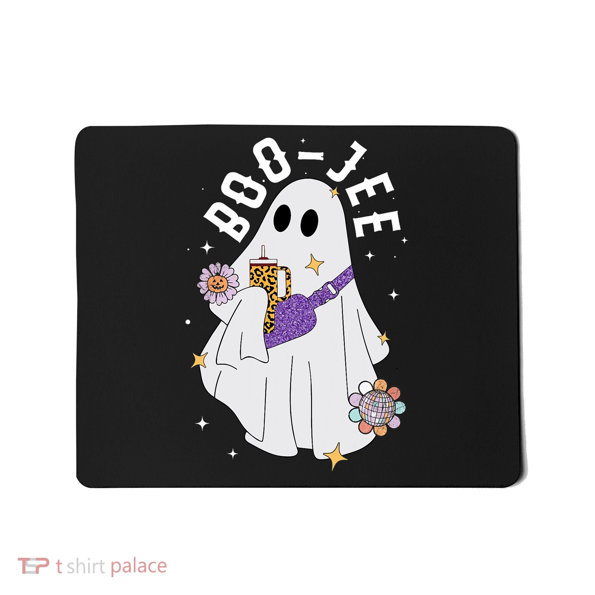 Boujee Boo Jee Spooky Season Cute Ghost Halloween Costume Mousepad