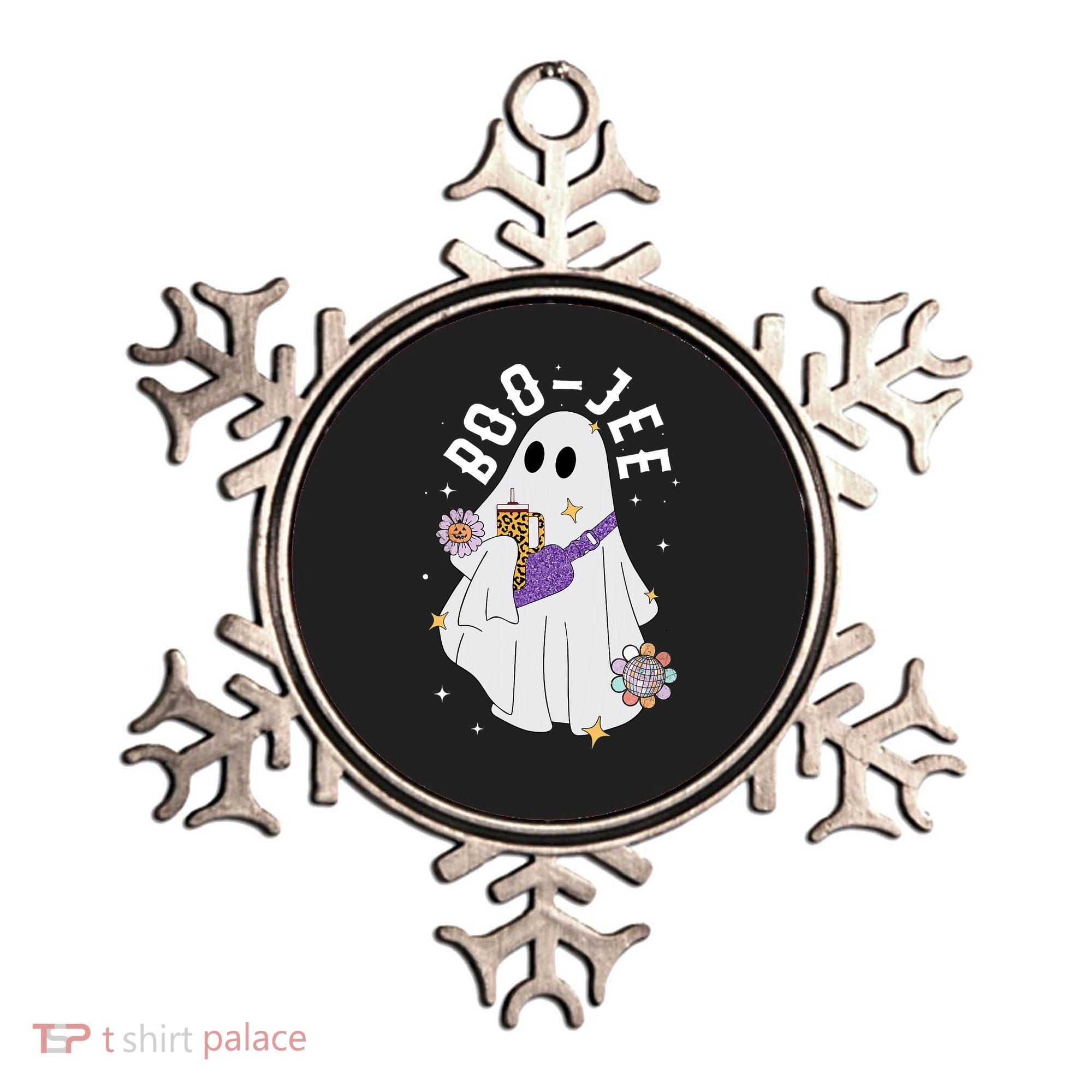 Boujee Boo Jee Spooky Season Cute Ghost Halloween Costume Ornament