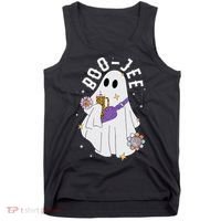 Boujee Boo Jee Spooky Season Cute Ghost Halloween Costume Tank Top thumb 0