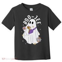 Boujee Boo Jee Spooky Season Cute Ghost Halloween Costume Toddler T-Shirt thumb 0