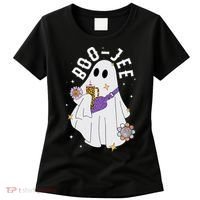 Boujee Boo Jee Spooky Season Cute Ghost Halloween Costume Women's T-Shirt thumb 0