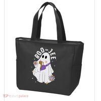Boujee Boo Jee Spooky Season Cute Ghost Halloween Costume Tote Bag thumb 3