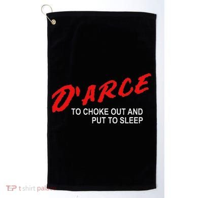 Bjj Brazilian Jiu Jitsu Darce Choke Golf Towel