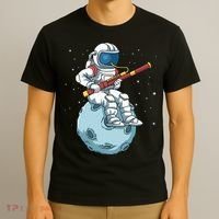 Bassoon Bassoonist Jazz Music Big Band Astronaut Bassoon T-Shirt thumb 3
